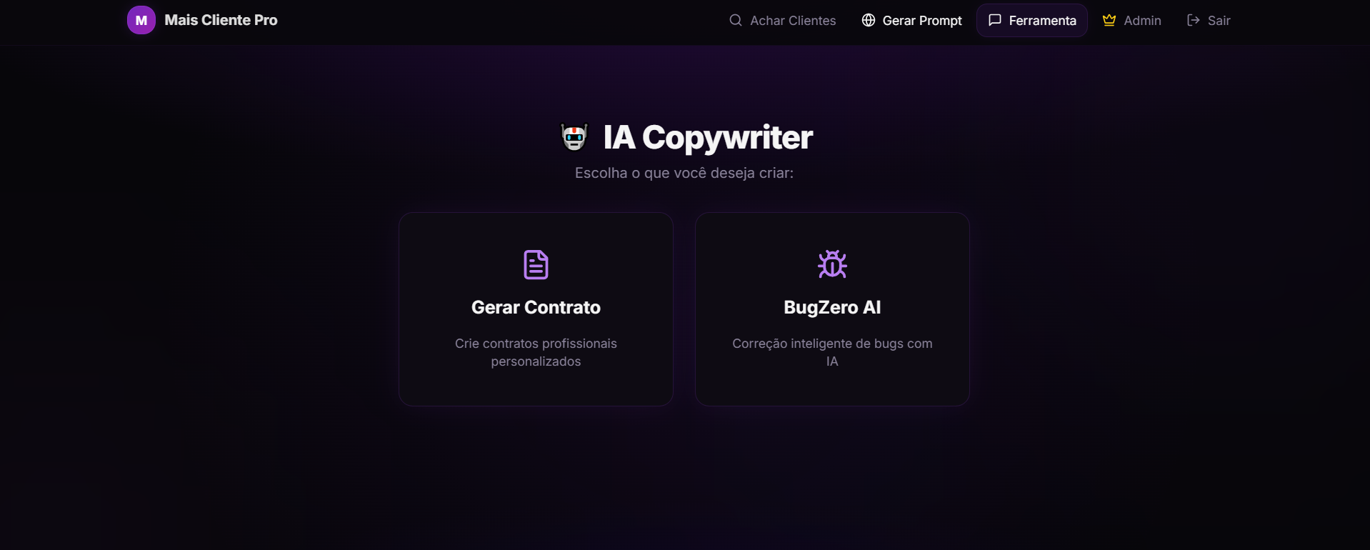 IA Copywriter — Gere contratos e textos de abordagem